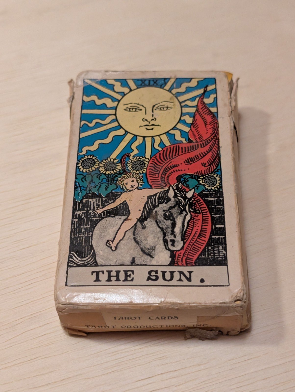 Vintage 1968 Tarot Cards Albano-Waite Deck & Box Complete 78 Cards