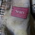 Vntg Sears Herringbone Plaid Tweed Blazer Jacket Sportcoat Mens L Brown Wool 60s