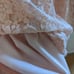 Pink blush size small fancy lace materni