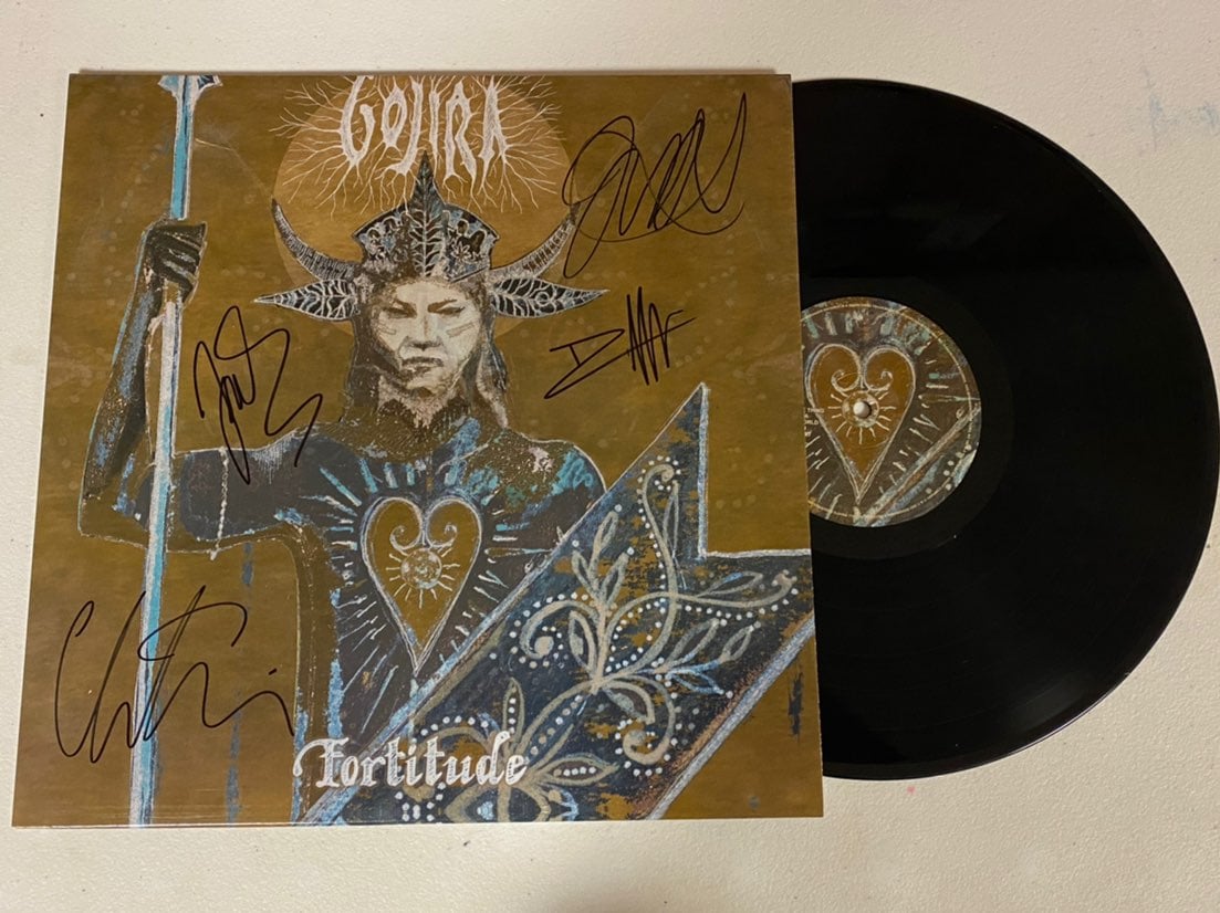 Gojira autographed signed vinyl album 1 with jsa coa and exact proof