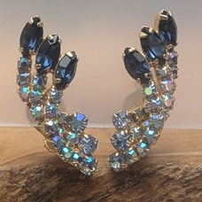 Vintage D&E Juliana Clip On Earrings