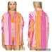 Beach Riot NWOT Alexa Top in Sunset Stripes Size S/M Beach Pool Cover Up Casual