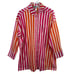 Beach Riot NWOT Alexa Top in Sunset Stripes Size S/M Beach Pool Cover Up Casual