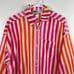 Beach Riot NWOT Alexa Top in Sunset Stripes Size S/M Beach Pool Cover Up Casual