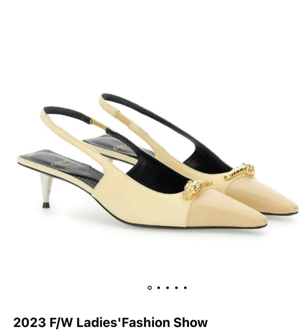 Slingback Gucci heel