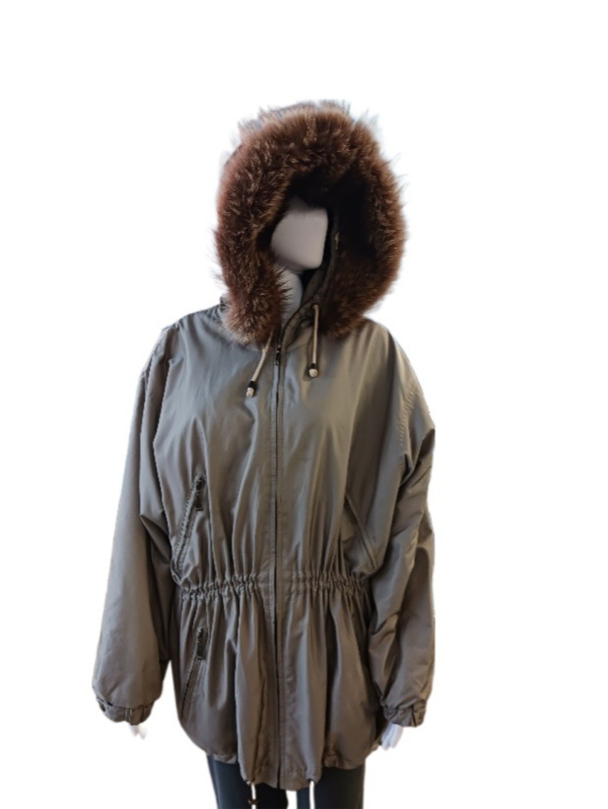 Burberry Jacket With Detachable Hood, Size Medium