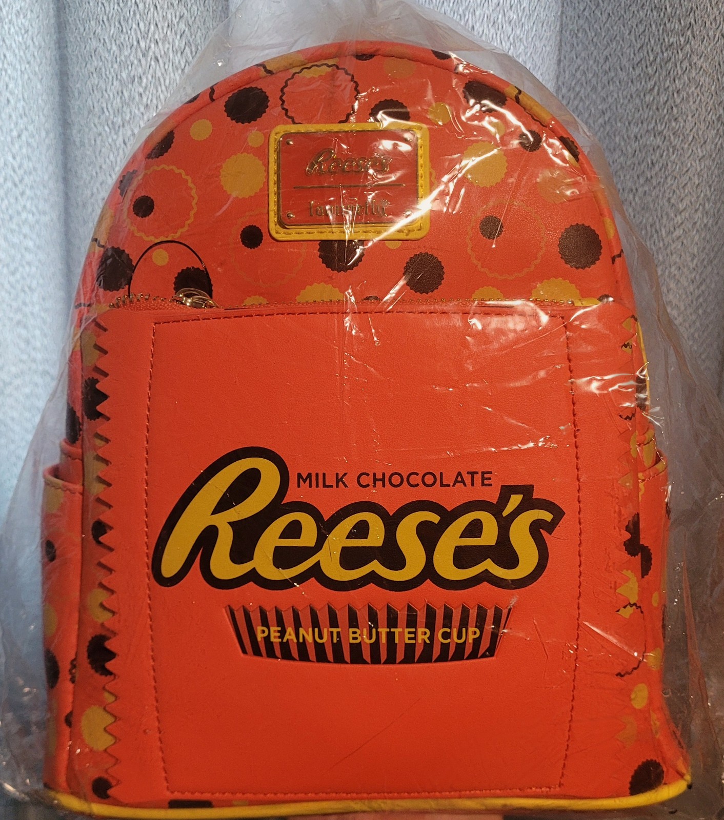 Loungefly Hershey's Reese's Peanut Butter Cup Exclusive Mini Backpack NWT