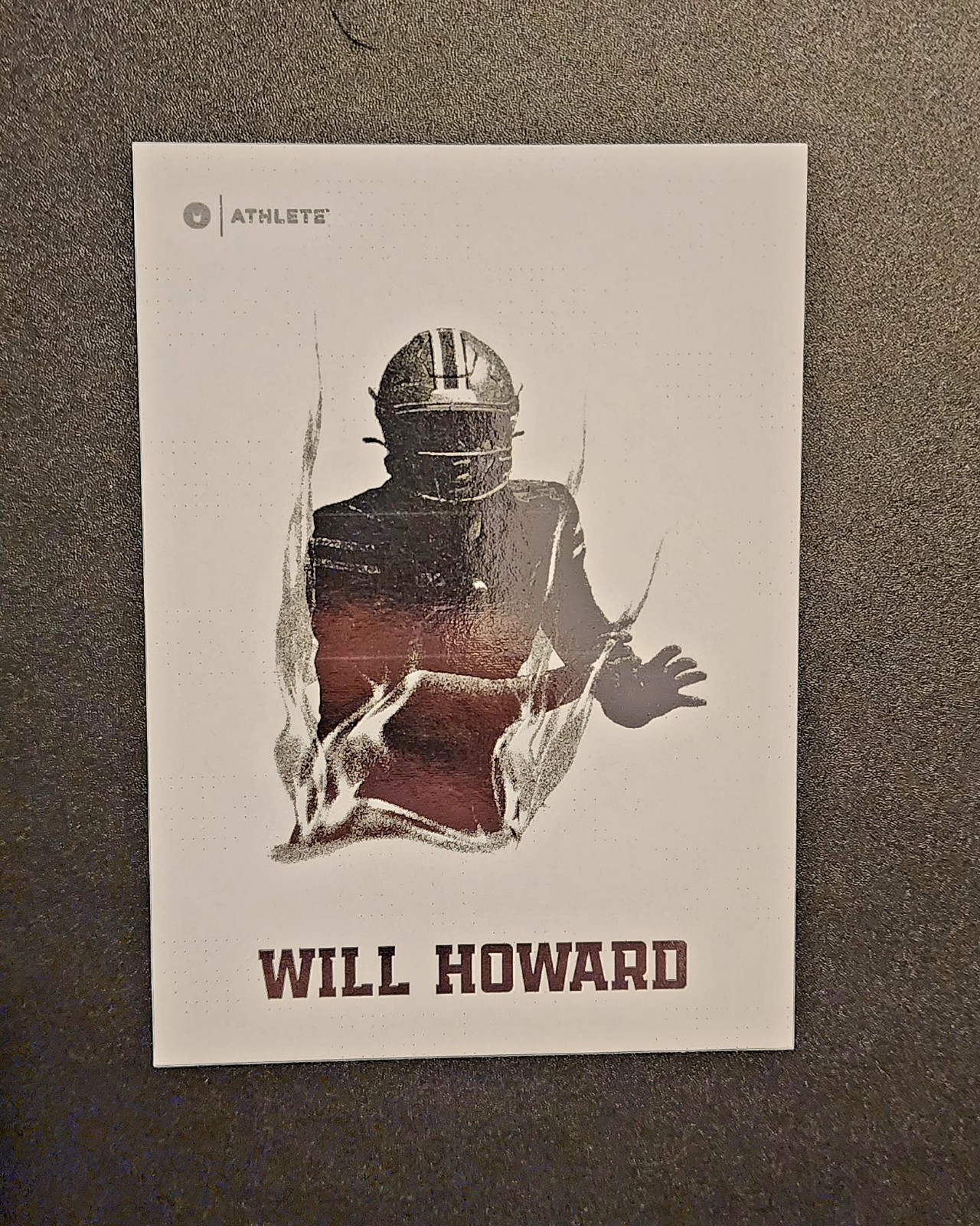 Will Howard Ohio State Buckeyes Onit Whiteout Football Card