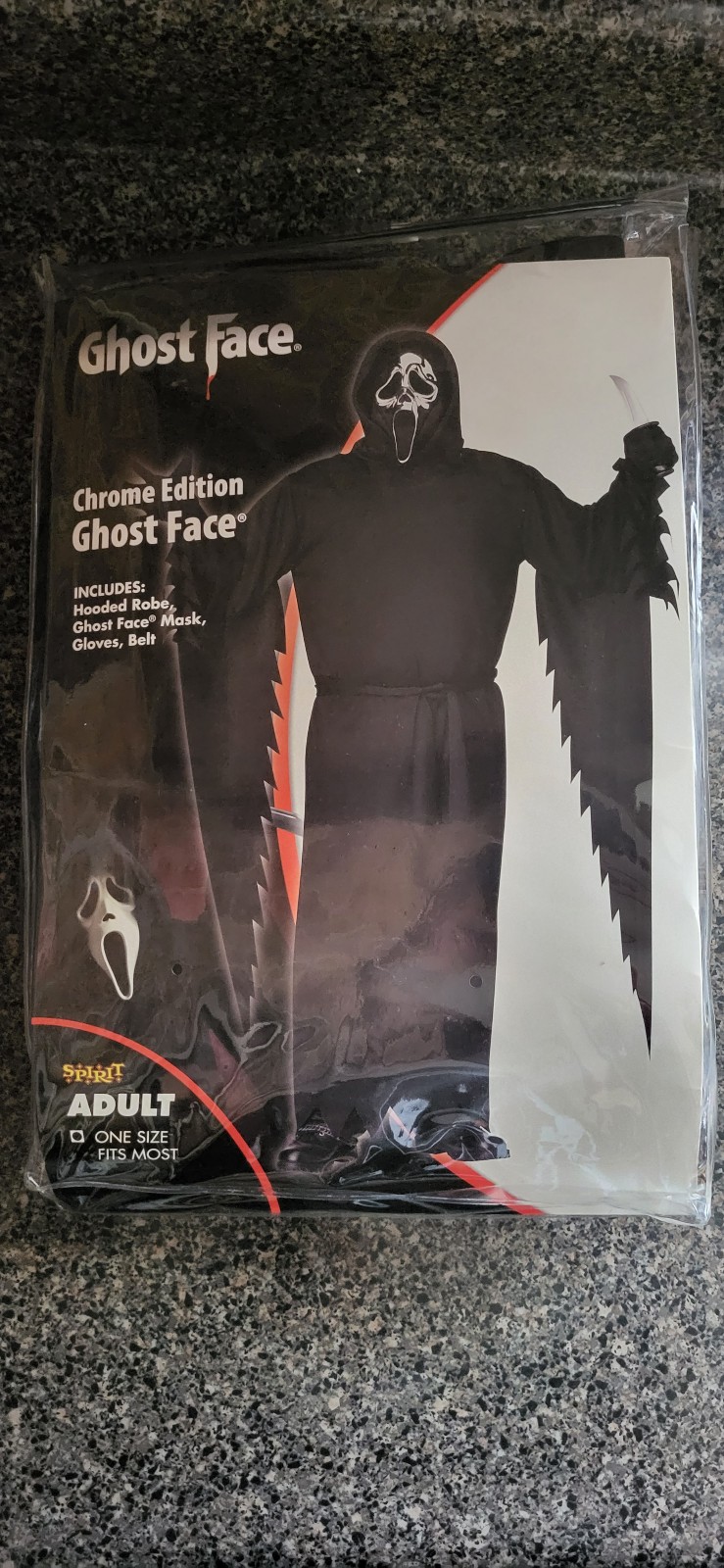 100% fit guarantee Ghost NWT costume face Chrome scream face Home 100% fit guarantee Ghost NWT costume face Chrome scream face Home