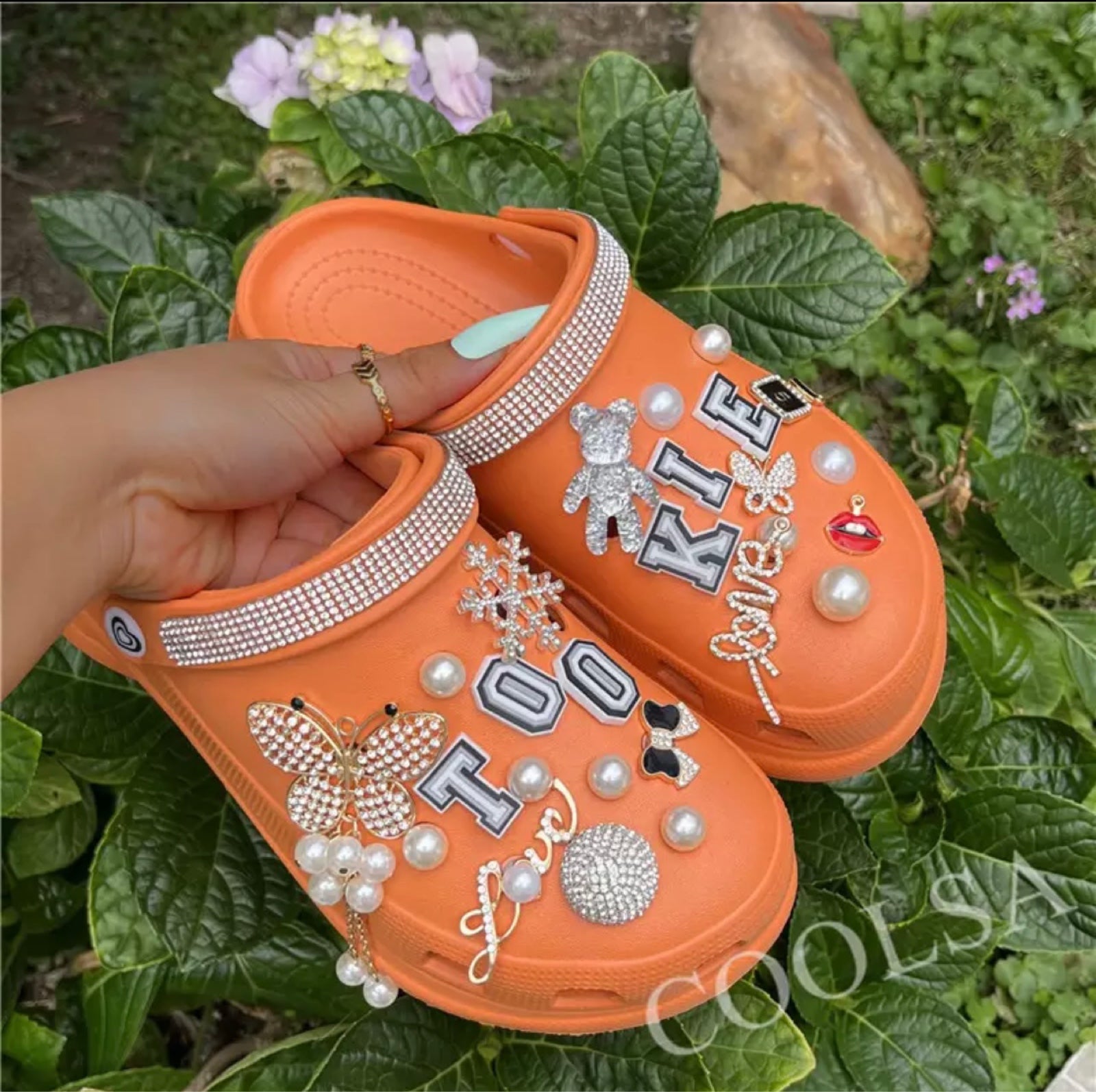 Blinged Out Custom Crocs