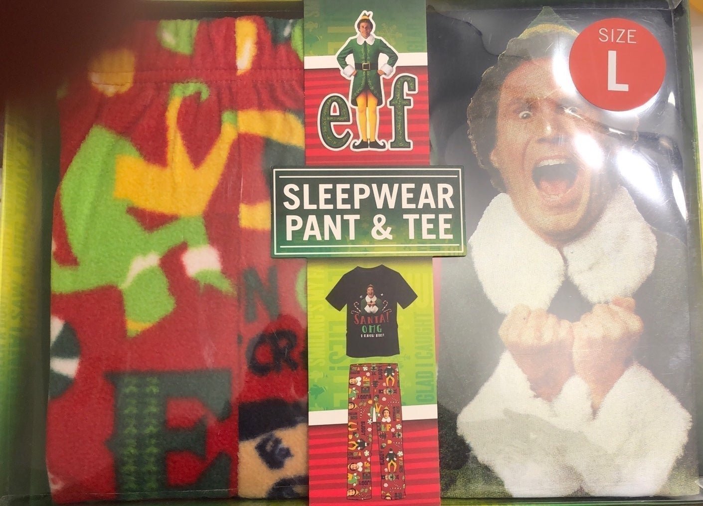 elf the movie mens pajamas box set
