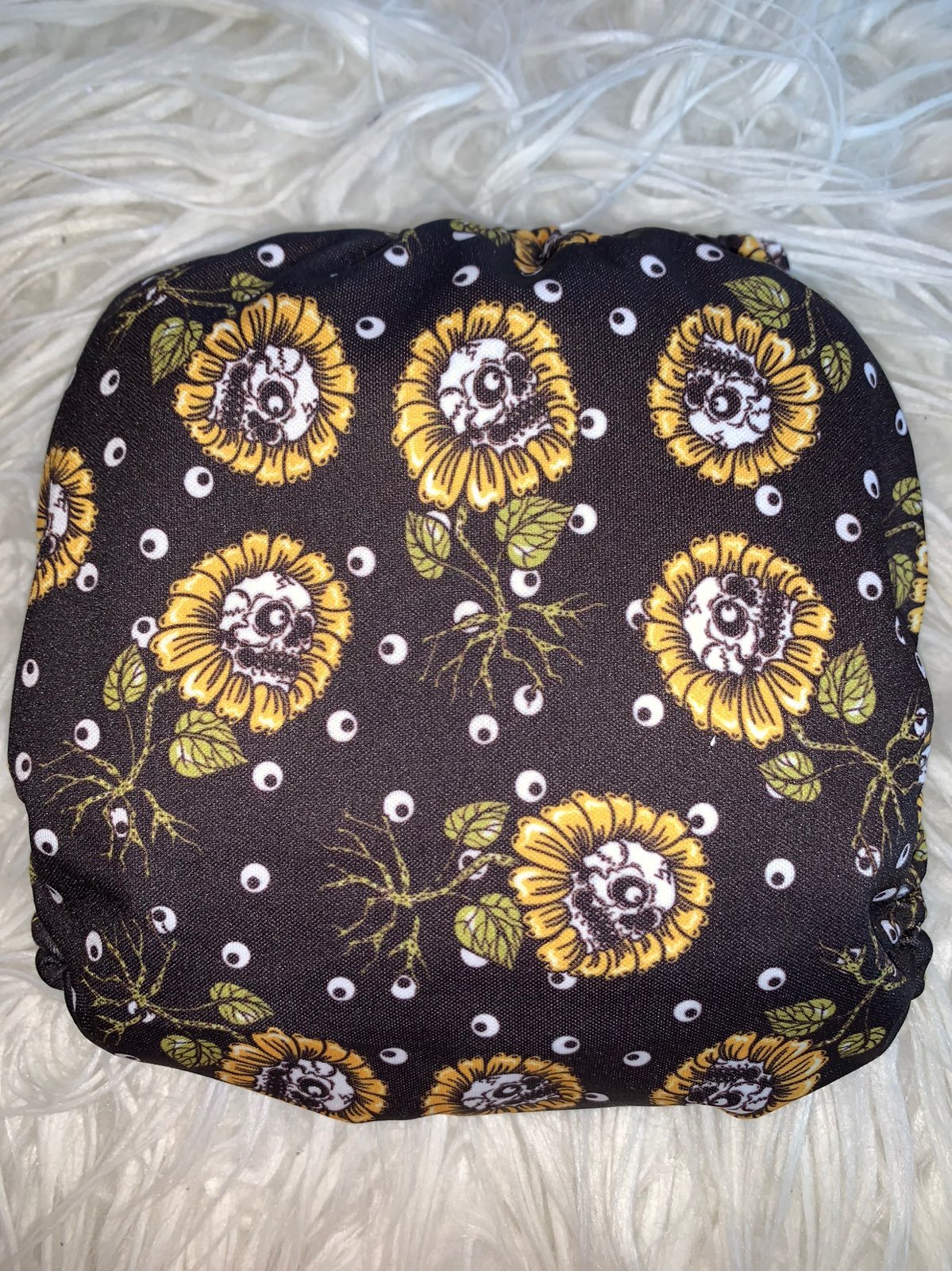 MK sunflower skulls exclusive cloth diap