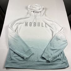 Nobull Womens Hoodie Ombre Workout Comfort Lounge Sweatshirt Pullover XXL FLAW