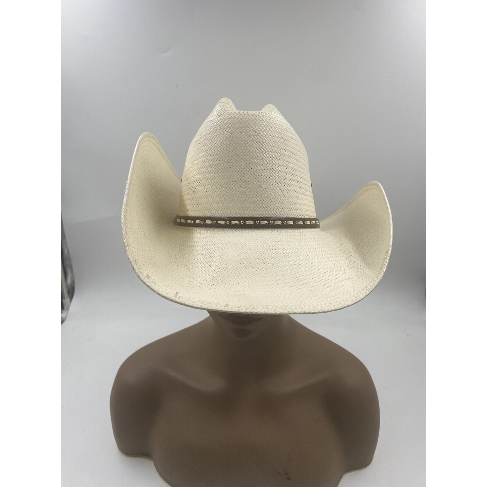 Resistol 10X george strait last chance straw cowboy hat size 7 3/8 NWD