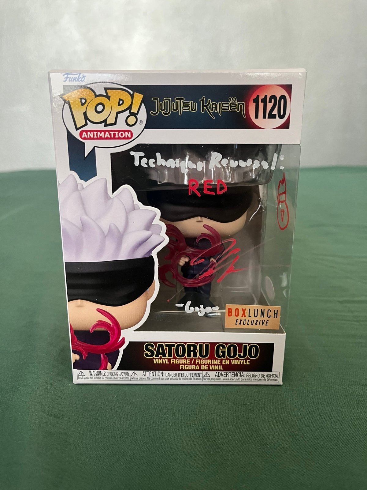 Satoru Gojo funko pop #1120 (signed)