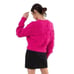 & Other Stories alpaca wool knit bobble fuschia sweater XS
