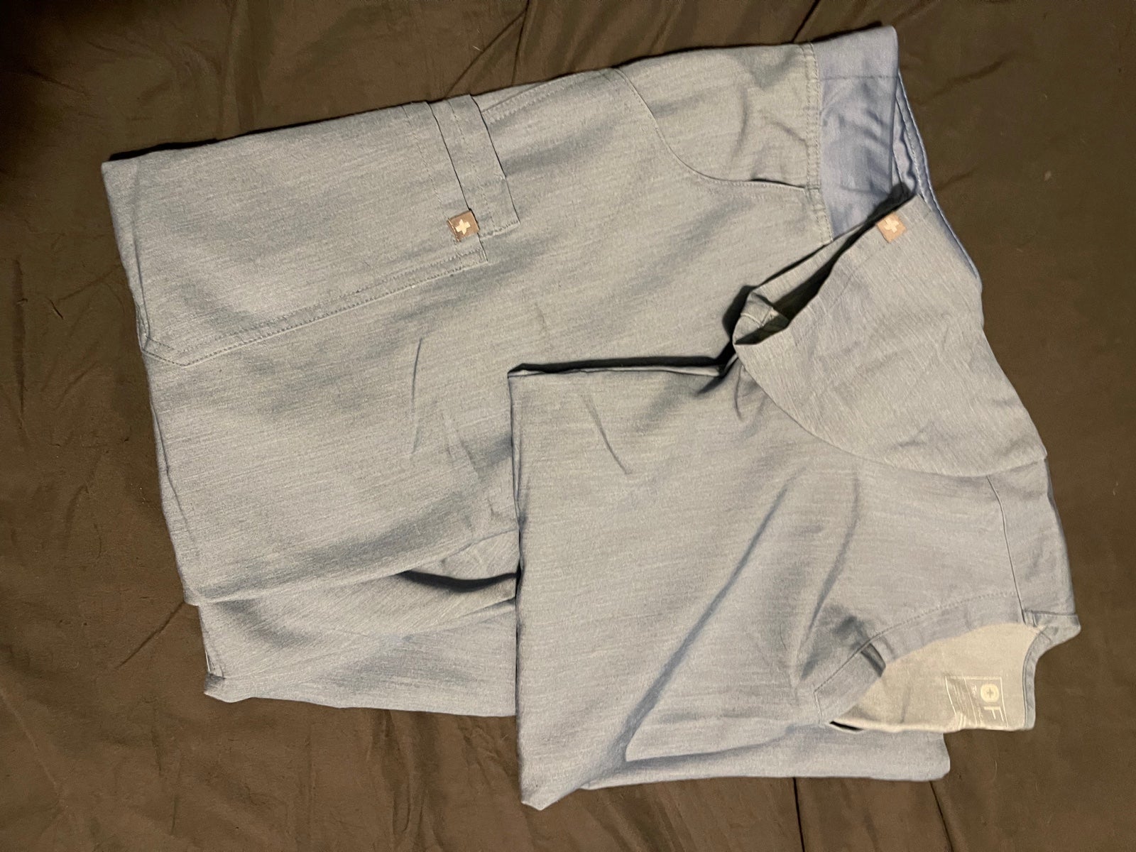 Heathered Indigo Scrub Set by FIGS