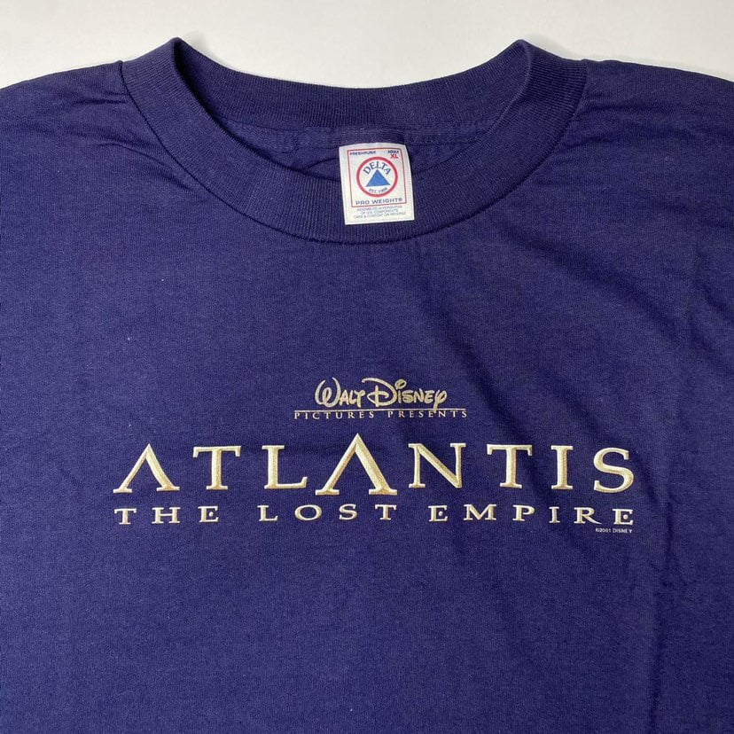 Vintage 90s ATLANTIS THE LOST EMPIRE movie shirt