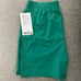 NWT LULULEMON PACE BREAKER SHORT 7'' LINERLESS Cascadia Green L