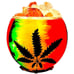 Rasta Salt Lamp Oil Diffuser