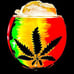 Rasta Salt Lamp Oil Diffuser