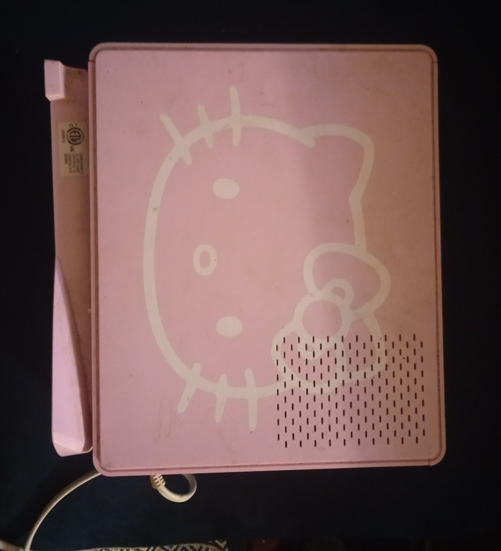 Vintage Hello Kitty DVD Player Used