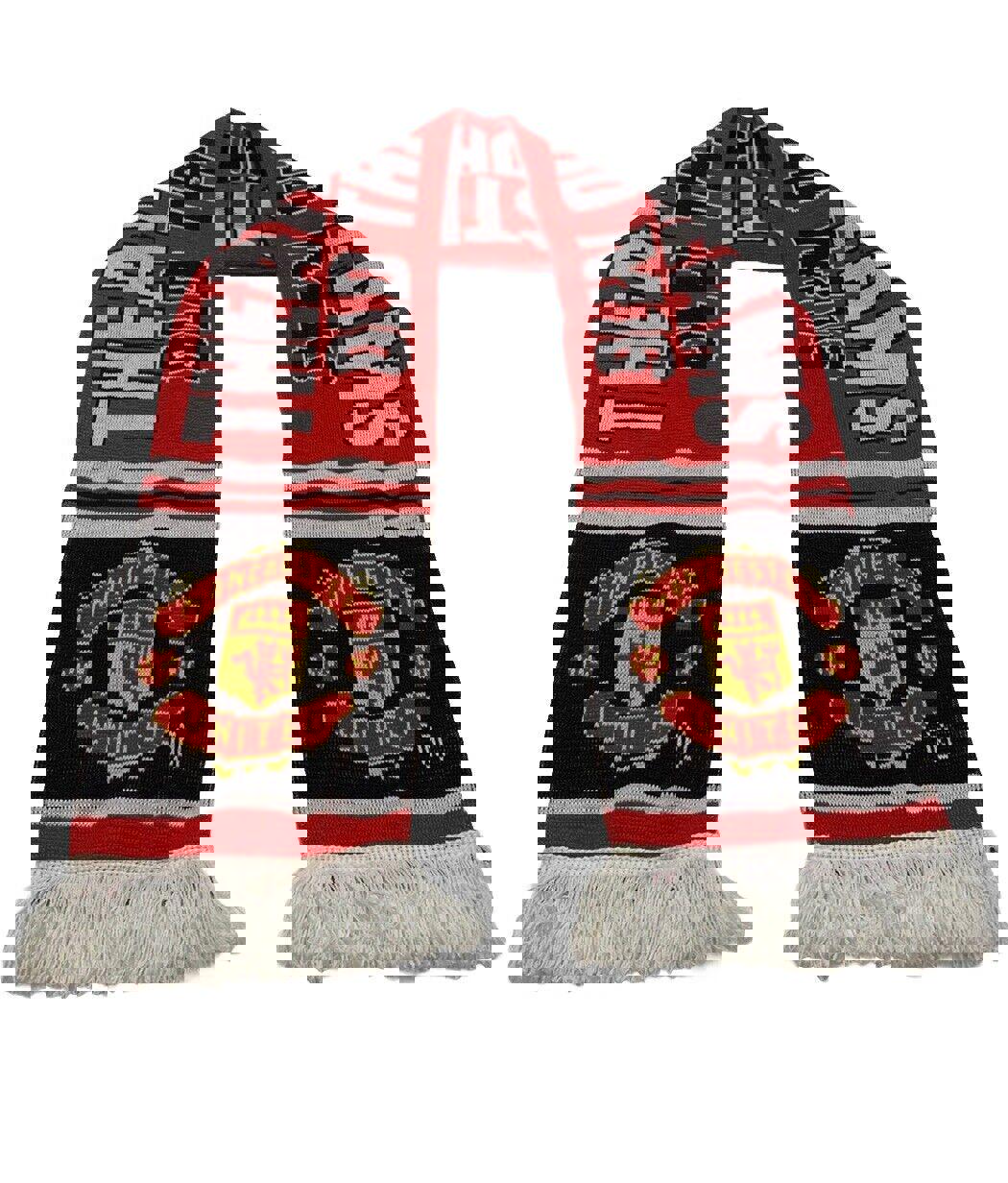 Manchester United Soccer Football 2017 2018 Scarf Theatre of Dreams Old Trafford