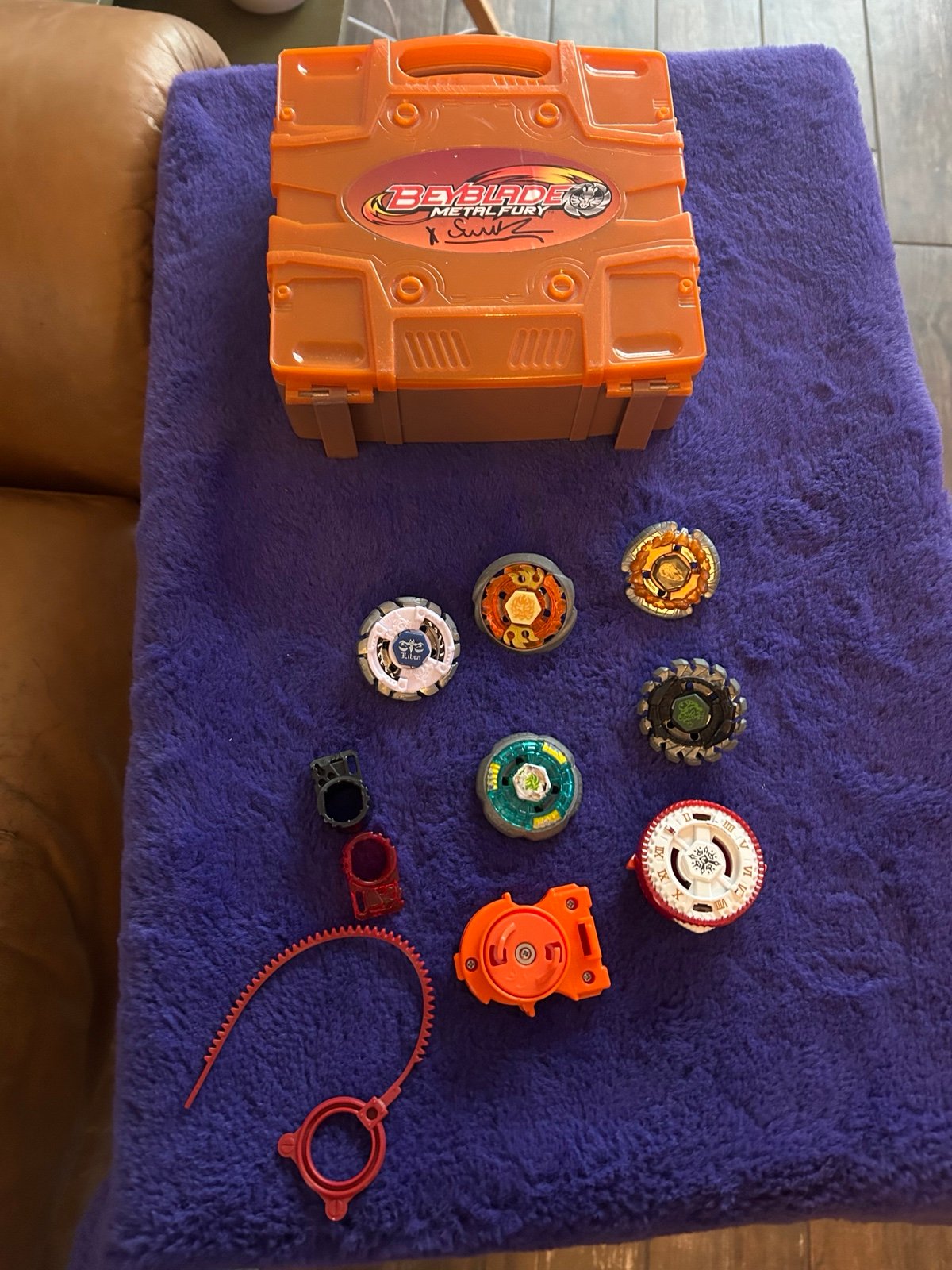Beyblade Case with Beyblades