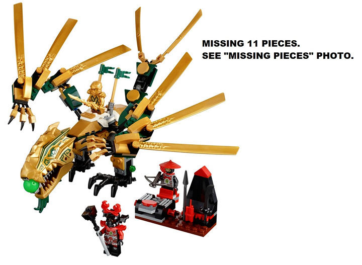 LEGO 70503 The Golden Dragon NINJAGO Final Battle NEAR MINT
