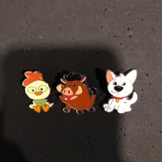 Disney Pixie Plush Pin Lot of 3