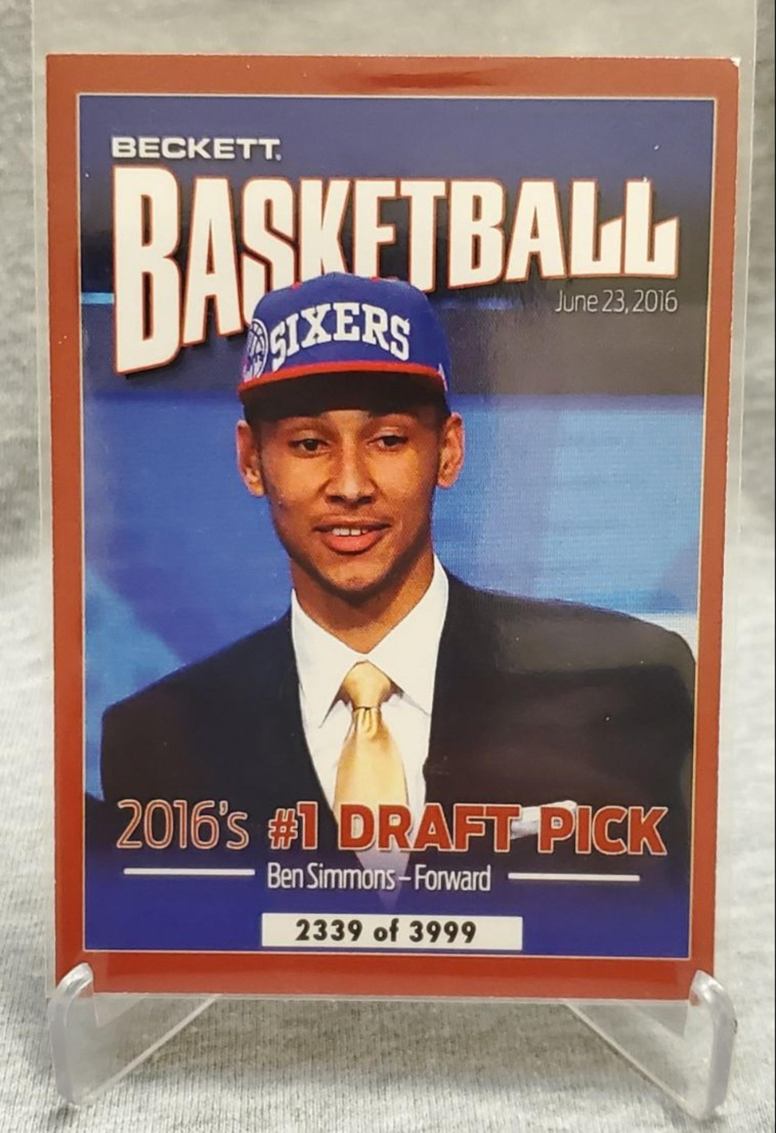 2016 Beckett Ben Simmons #1 Draft Pick