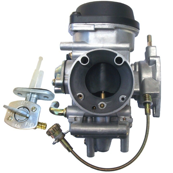 NEW CARBURETOR & FUEL PETCOCK FOR SUZUKI LTZ400 LTZ 400 QUAD ATV 2003-200