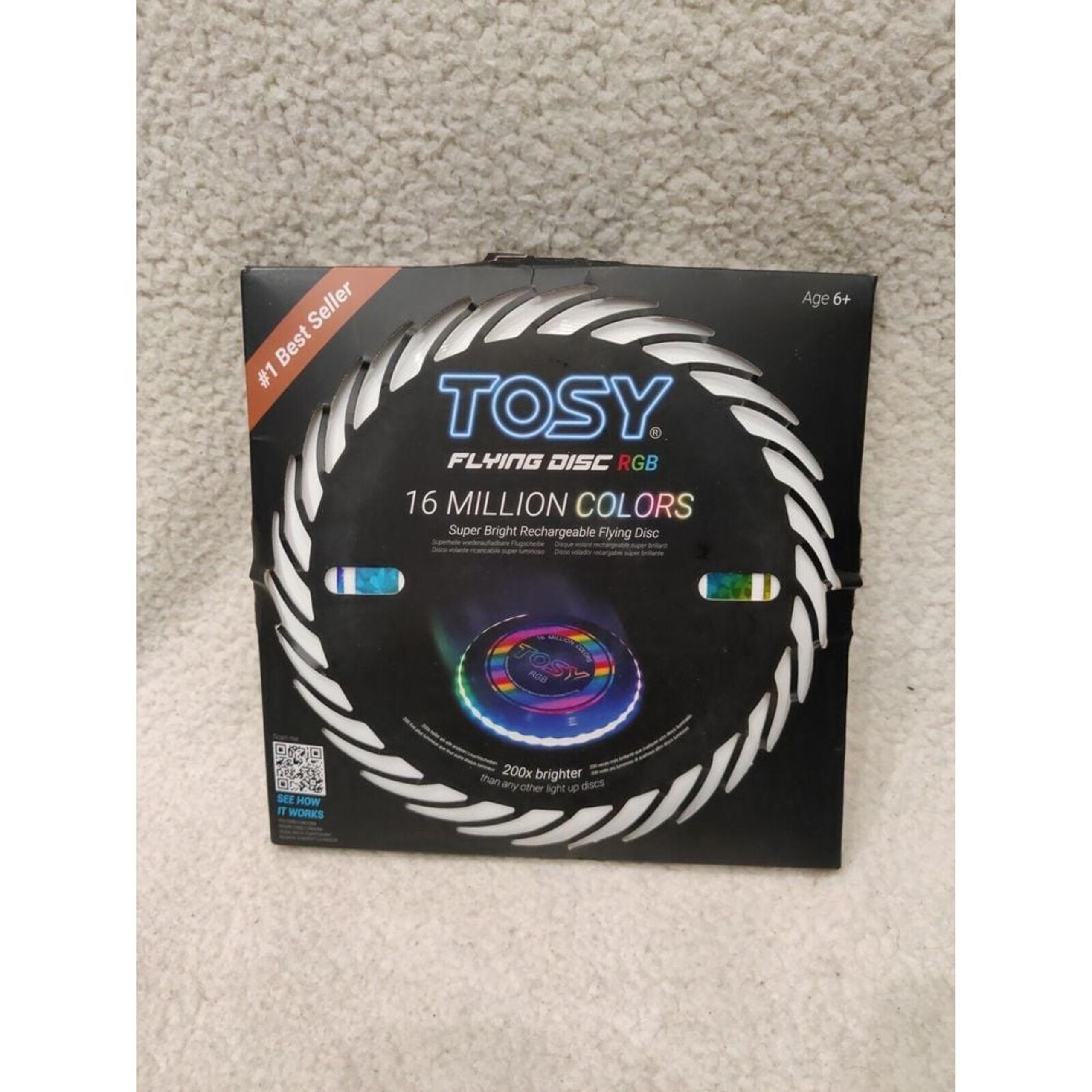 TOSY Flying Disc - 16 Million Color RGB or 36 or 360 Leds, Extremely Bright, Sma