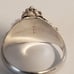 Estate vintage 925 sterling silver amethyst poison/pillbox ring size 7