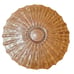 Vintage Mid Century Large Fluted Crystal Round Platter Serving Plate