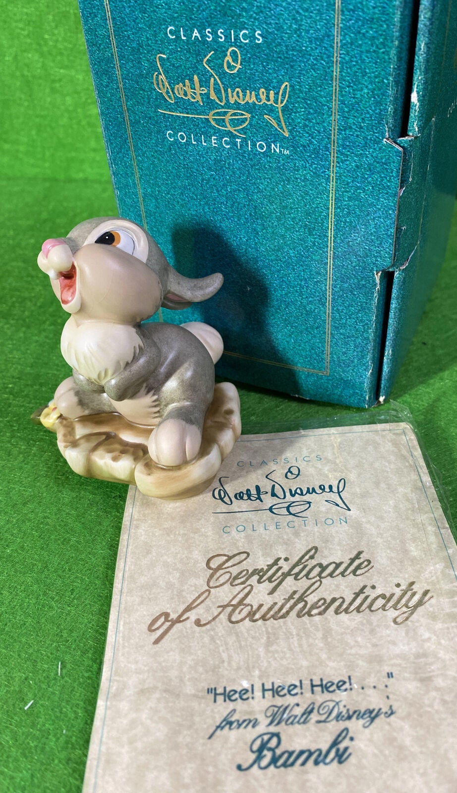 WDCC Bambi - Thumper - Hee! Hee! Hee! ~ in Box w/COA