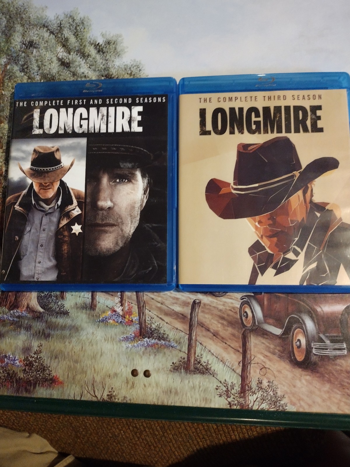 Longmire Blu-ray season 1 2 3 1-3 Wyoming western cowboy