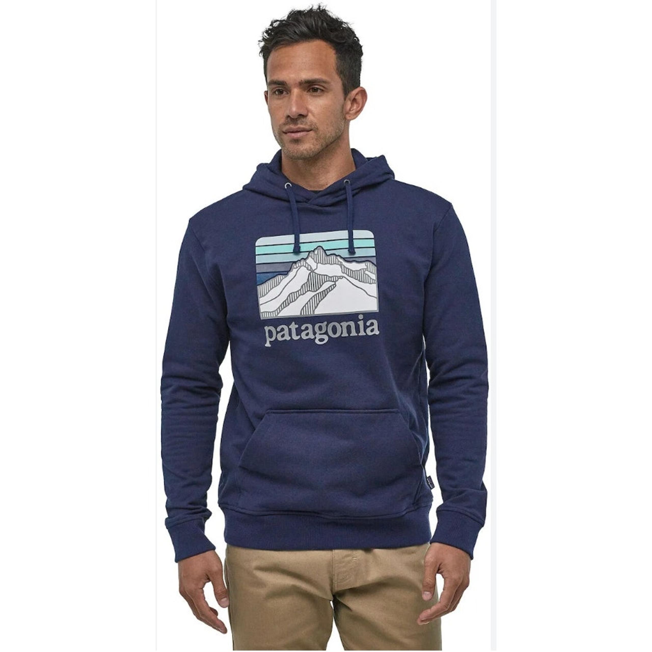 Men's Patagonia Uprisal Hoody Line Ridge Logo Hoodie Sweatshirt size S Gorpcore