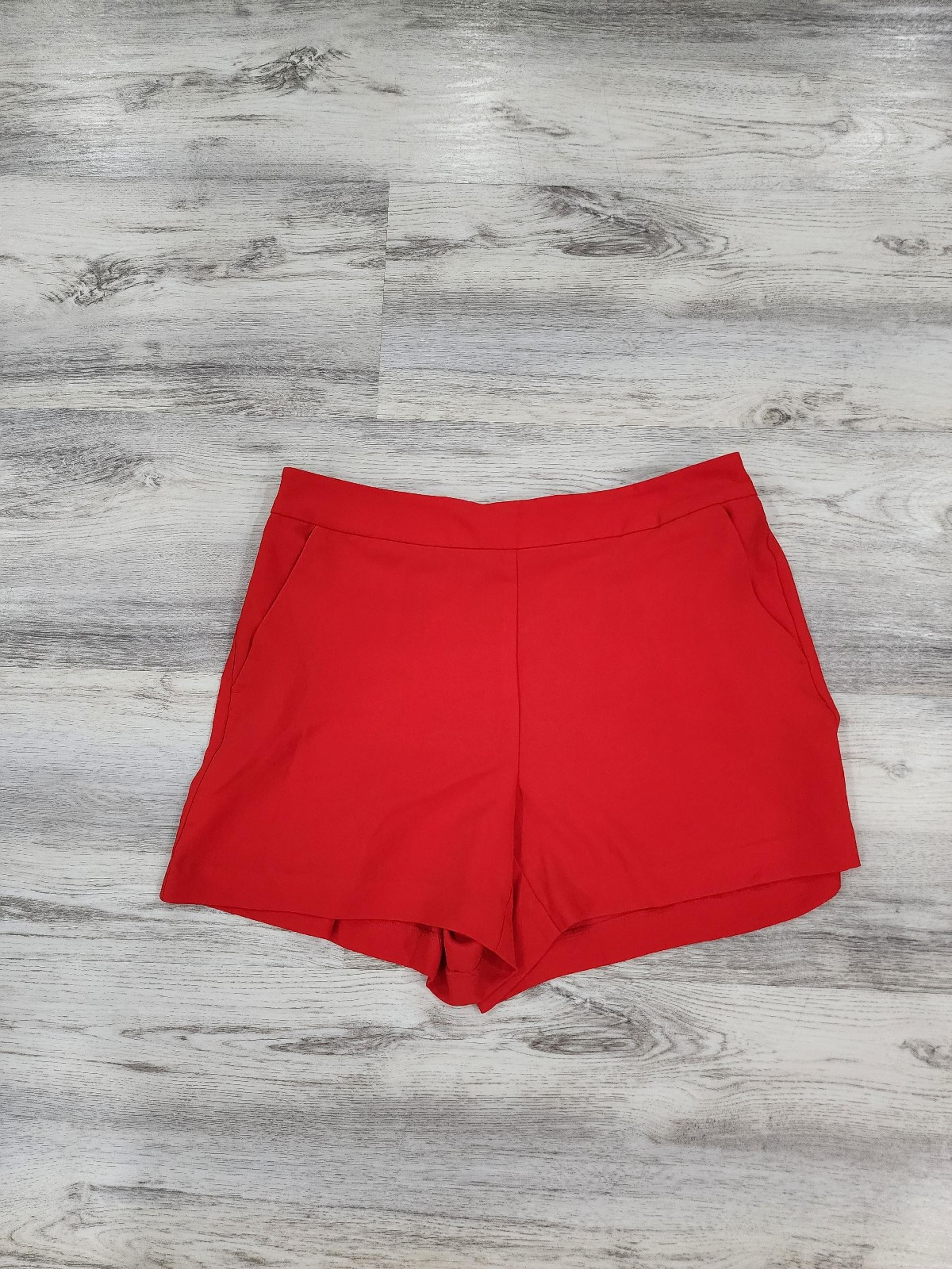 Loft womens mini red shorts