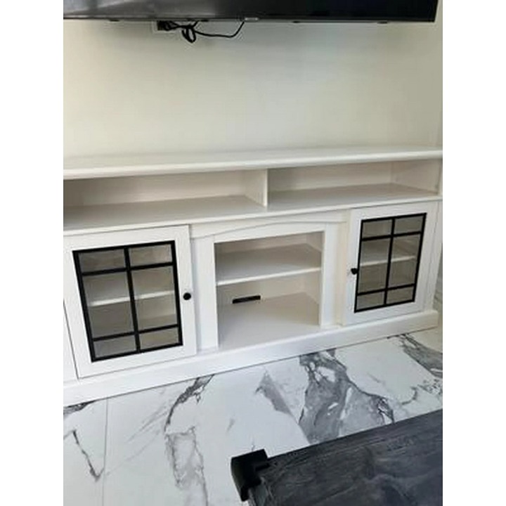 Farmhouse LED TV Stand for TVs up to 70\