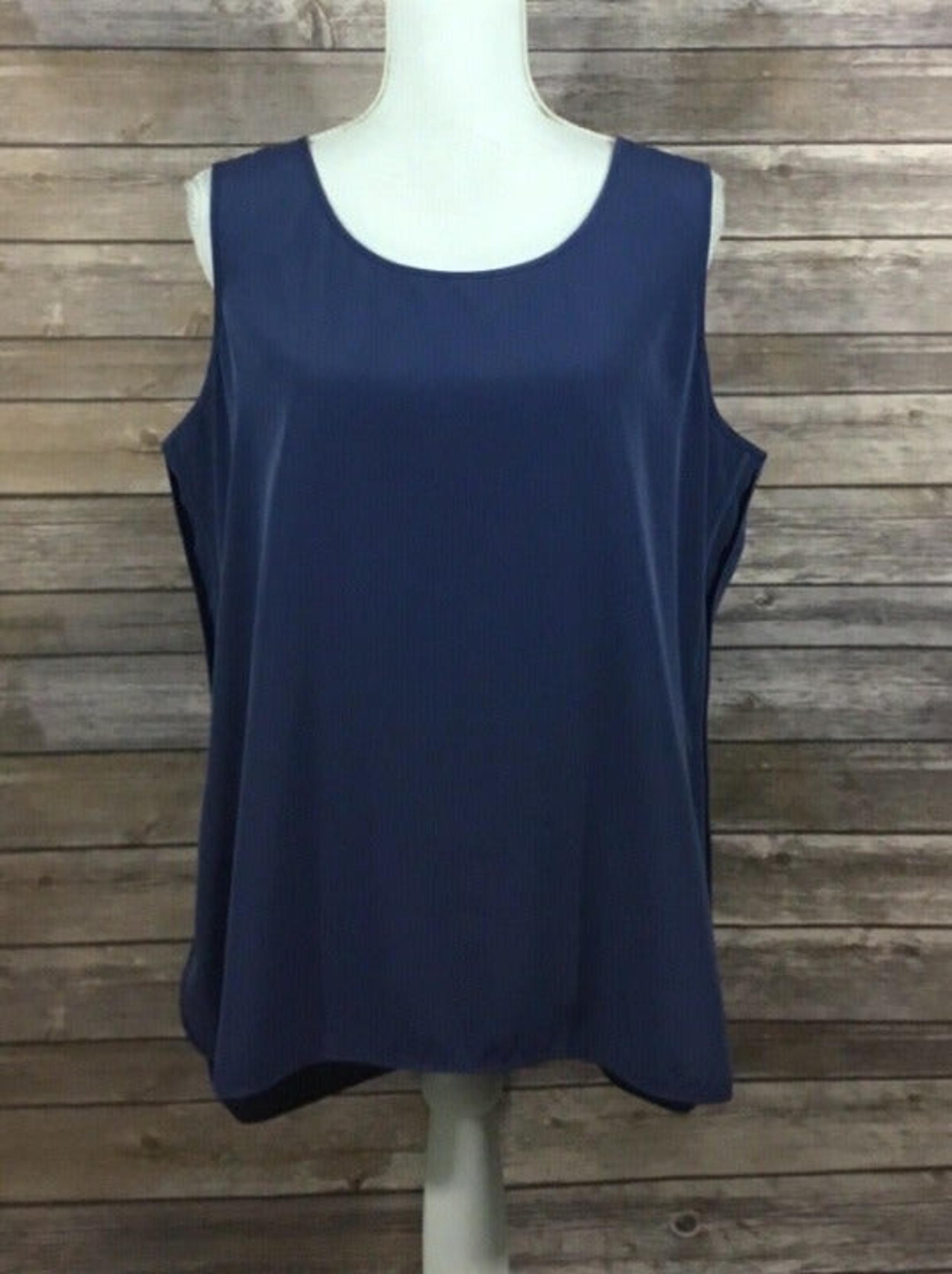 Chicos Womens Hi Low Cami Tank Top I24