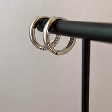 15mm Small Hoop Earrings for Men Women