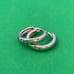 15mm Small Hoop Earrings for Men Women