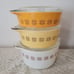 Pyrex Town & Country Small Casserole Dishes with Lids 471 472 473