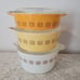 Pyrex Town & Country Small Casserole Dishes with Lids 471 472 473