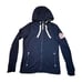 Superdry Small Modern Thick Sherpa Fleece Trimmed Mountain Full Zip Jacket Navy