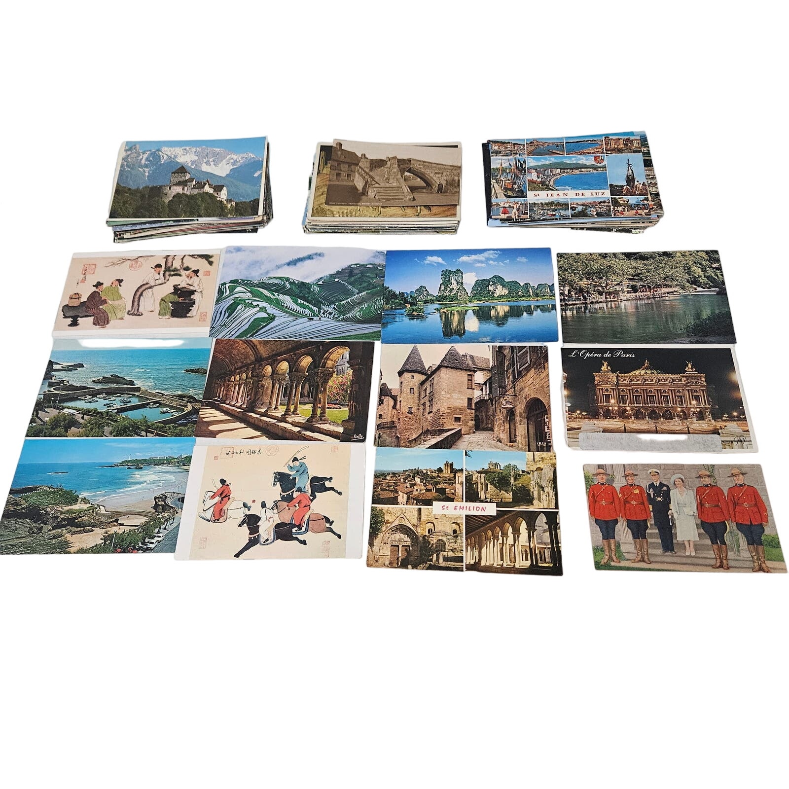 Foreign Postcard lot of 100+ France Britain Casablanca Ireland Switzerland more
