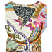 Etro Radial-Print Jersey Wrap Top