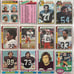 Cleveland Browns Topps NFL Football Trading Cards 1960s to 1980s Vtg Lot of 45
