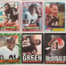 Cleveland Browns Topps NFL Football Trading Cards 1960s to 1980s Vtg Lot of 45